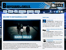 Tablet Screenshot of bodyguardskills.com